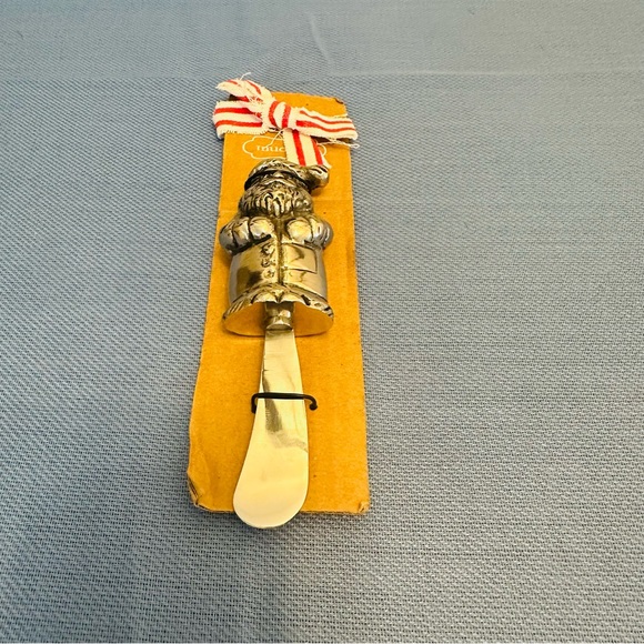 Mud Pie Metal Santa Christmas Spreader - Picture 1 of 3